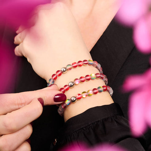 Bracelet Pomegranate Mermaid Glass x Red String