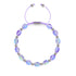 Éclair violet | Bracelet Oeuf Océan Verre Sirène