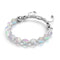 White | Rainbow White | Silver | Mermaid Glass Charmballa Bracelet