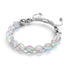 White | Rainbow White | Silver | Mermaid Glass Charmballa Bracelet
