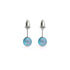 Aquamarine | .925 Sterling Silver | Mermaid Glass Mini Stud Earrings