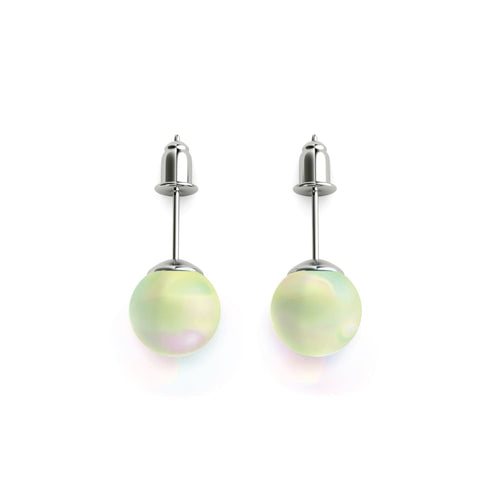 Canari | Argent sterling .925 | Boucles d'Oreilles Sirène Verre