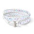 Arc-en-ciel Blanc | Verre Sirène | Bracelet Wrap Lin Blanc