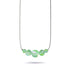 Emerald | .925 Sterling Silver | Mermaid Glass Infinity Clasp Necklace