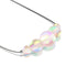 Peach | .925 Sterling Silver | Mermaid Glass Infinity Clasp Necklace