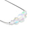 Rainbow White | .925 Sterling Silver | Mermaid Glass Infinity Clasp Necklace