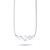 Rainbow White | .925 Sterling Silver | Mermaid Glass Infinity Clasp Necklace