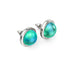 Chromates | Boucles d'oreilles cabuchon pierre d'humeur 12 mm