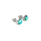 Chromates | Boucles d'oreilles cabuchon pierre d'humeur 6 mm