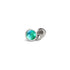 Chromates | Boucles d'oreilles cabuchon pierre d'humeur 6 mm