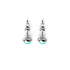 Chromates | Boucles d'oreilles cabuchon pierre d'humeur 6 mm