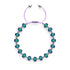 Chromates | Argent x Lilas | Bracelet à breloques pierre d'humeur