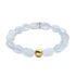 Opale Moonstone x .925 Sterling Gold Vermeil | Bracelet Galet