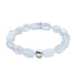 Opal Moonstone x .925 Sterling Silver | Pebble Bracelet