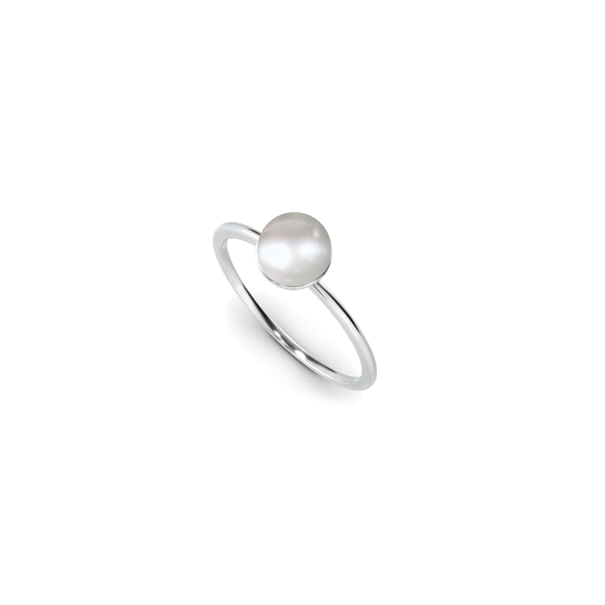 Argent sterling .925 | Anneau de perle naturelle