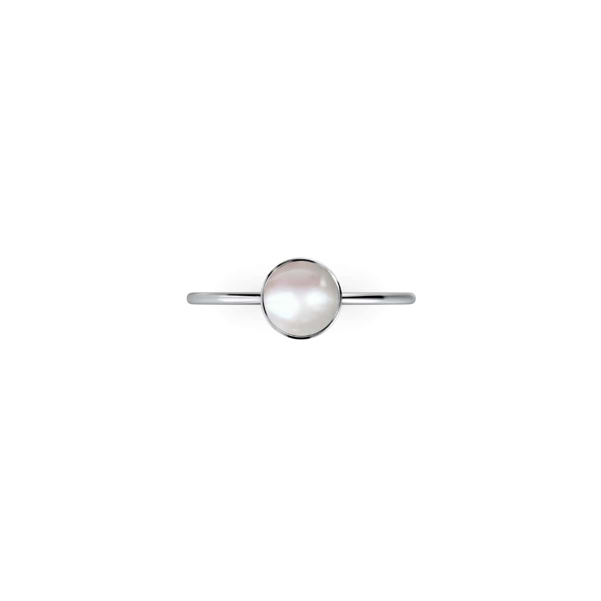 Argent sterling .925 | Anneau de perle naturelle