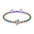 Pégase | Licorne Argent | Bracelet à breloques en macramé licorne ailée