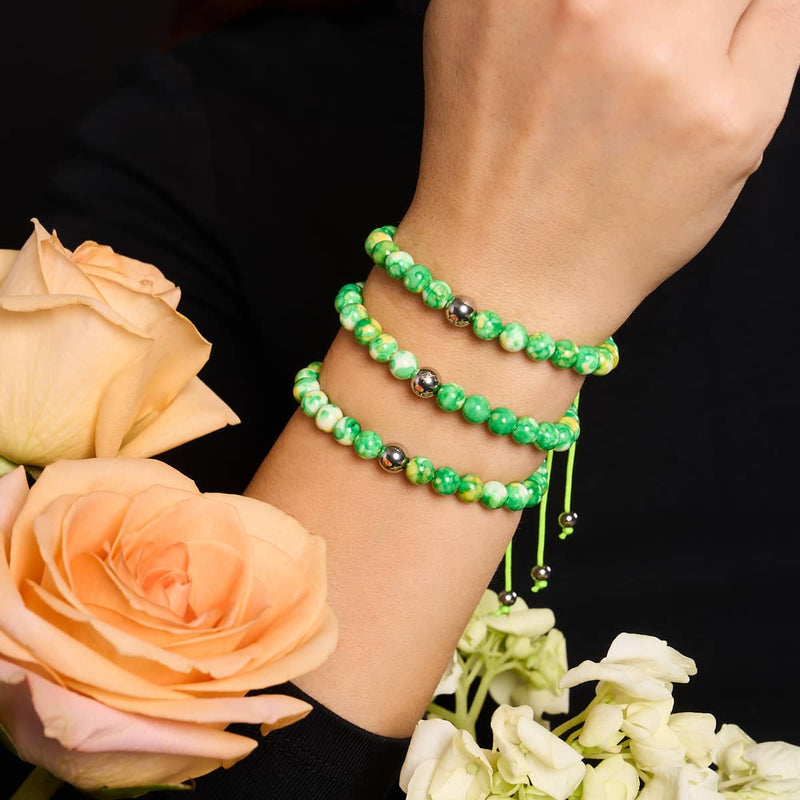 Picasso Porcelain Macrame Bracelet | Everglades