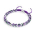 Picasso Porcelain Macrame Bracelet | Grape
