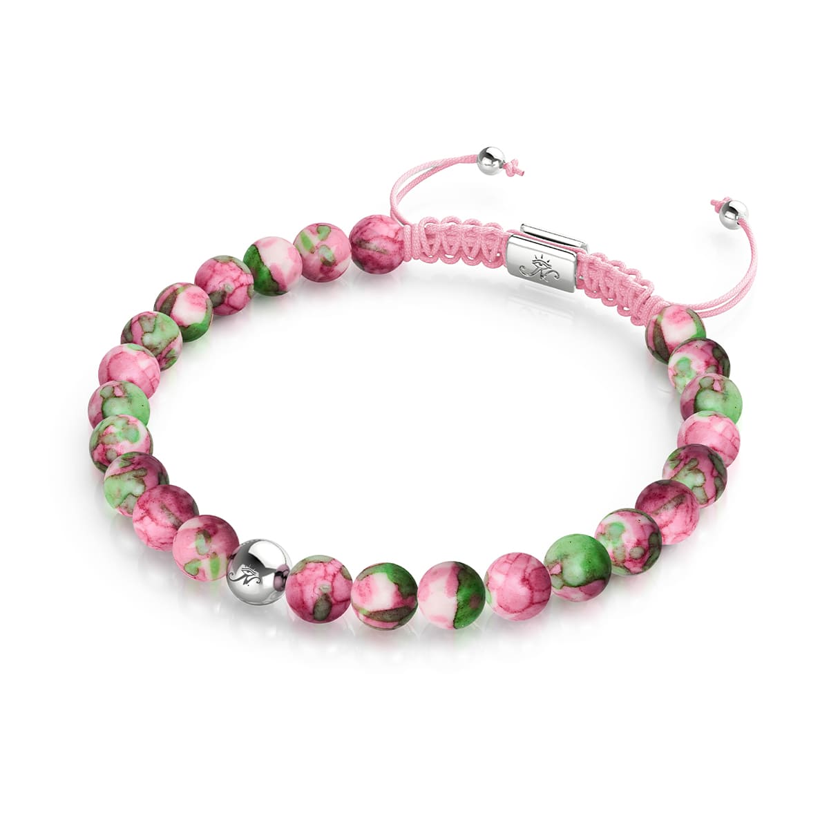 Bracelet Macramé Porcelaine Picasso | champs de fraises