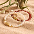 Mini Pixiu Feng Shui Bracelet | FIRE Element | Red Agate x 18k Gold