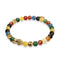 Mini Pixiu Feng Shui Bracelet | FIVE Elements | Chakra Agate x 18k Gold