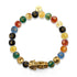 Bracelet Pixiu Feng Shui | CINQ Éléments | Chakra Agate x Or 18 carats