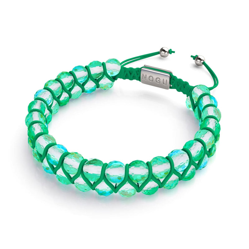 Émeraude | Argent | Bracelet Vitalité Prisma