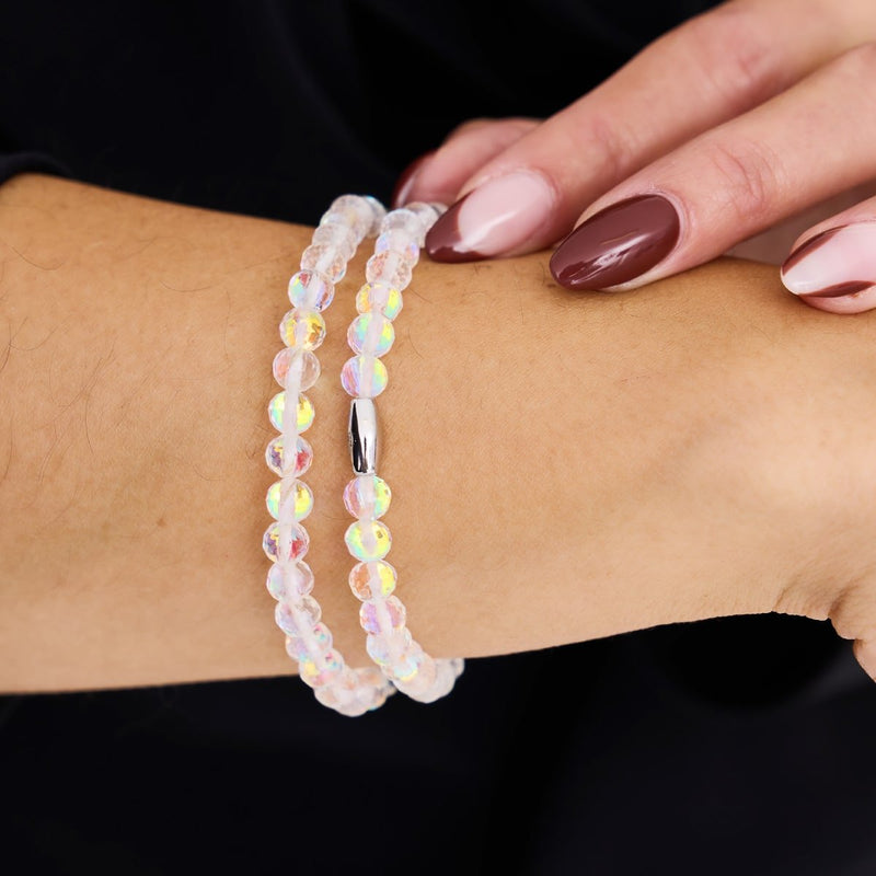 Arc-en-ciel blanc | Argent sterling .925 | Enveloppe Prisma