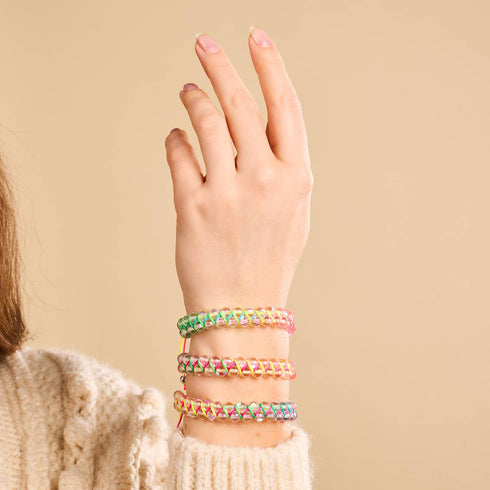 Rainbow White x Spectrum | Silver | Prisma Vitality Bracelet