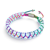 Arc-en-ciel Blanc x Spectre | Argent | Bracelet Vitalité Prisma