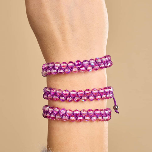 Ultraviolet | Argent | Bracelet Vitalité Prisma