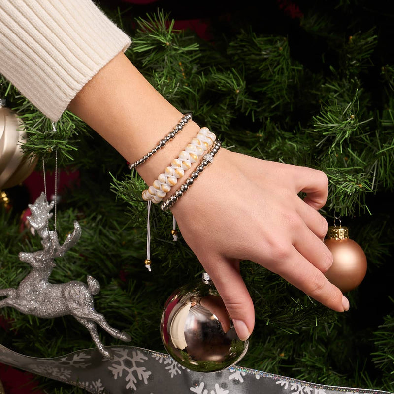 Minimaliste | Bracelet à breloques Père Noël
