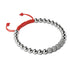 Silver and Red Enamel | Crystal Gala | Santa Bracelet