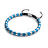 Serpentin | Hématite bleue et argent x argent | Bracelet Vague