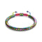 Serpentin | Arc-en-ciel Hématite x Spectre x Licorne Argent | Bracelet Vague
