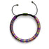 Serpentin | Arc-en-ciel Hématite x Licorne Argent | Bracelet Double Vague