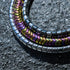 Serpentine | Rainbow Hematite x Unicorn Silver | Double Wave Bracelet