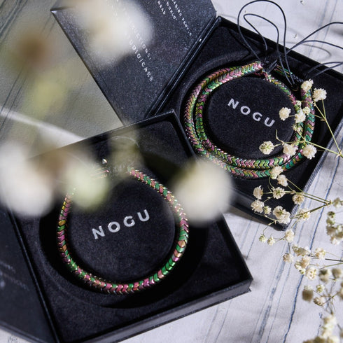 Serpentin | Licorne Or Hématite x Licorne Argent | Bracelet Double Vague