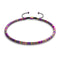 Serpentin | Arc-en-ciel Hématite x Licorne Argent | Collier Double Vague