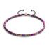 Serpentin | Arc-en-ciel Hématite x Licorne Argent | Collier Double Vague