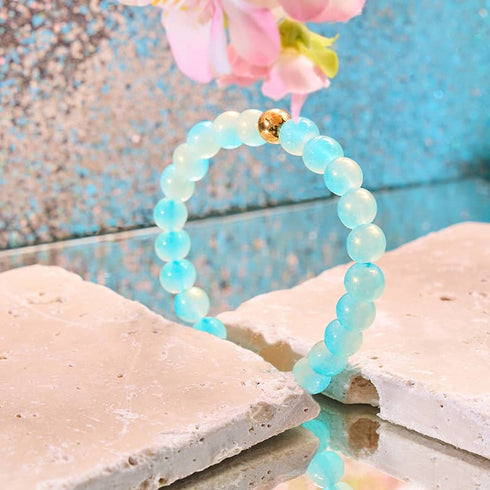 Mousse aux myrtilles | Bracelet en verre scintillant