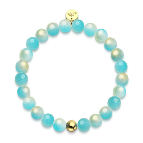 Mousse aux myrtilles | Bracelet en verre scintillant