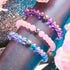 Lavender Fizz | Shimmer Glass | Macrame Bracelet