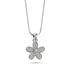 Flower Power | .925 Sterling Silver | Crystal Infinity Clasp Necklace