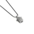 Tortue | Argent sterling .925 | Collier fermoir infini tortue de mer en cristal