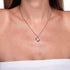 Tropique du Cancer | Argent sterling .925 | Collier fermoir infini crabe de mer en cristal