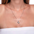 Tropique du Cancer | Argent sterling .925 | Collier fermoir infini crabe de mer en cristal