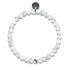 Howlite | .925 Sterling Silver | Healing Gemstone Bead Bracelet