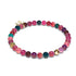 Agate arc-en-ciel | Or Vermeil .925 | Bracelet de perles de pierres précieuses de guérison